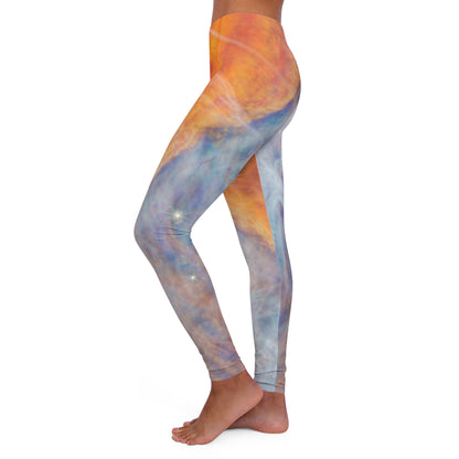 Intergalactic Women's Spandex Leggings - Orion Bar in the Orion Nebula - JWST