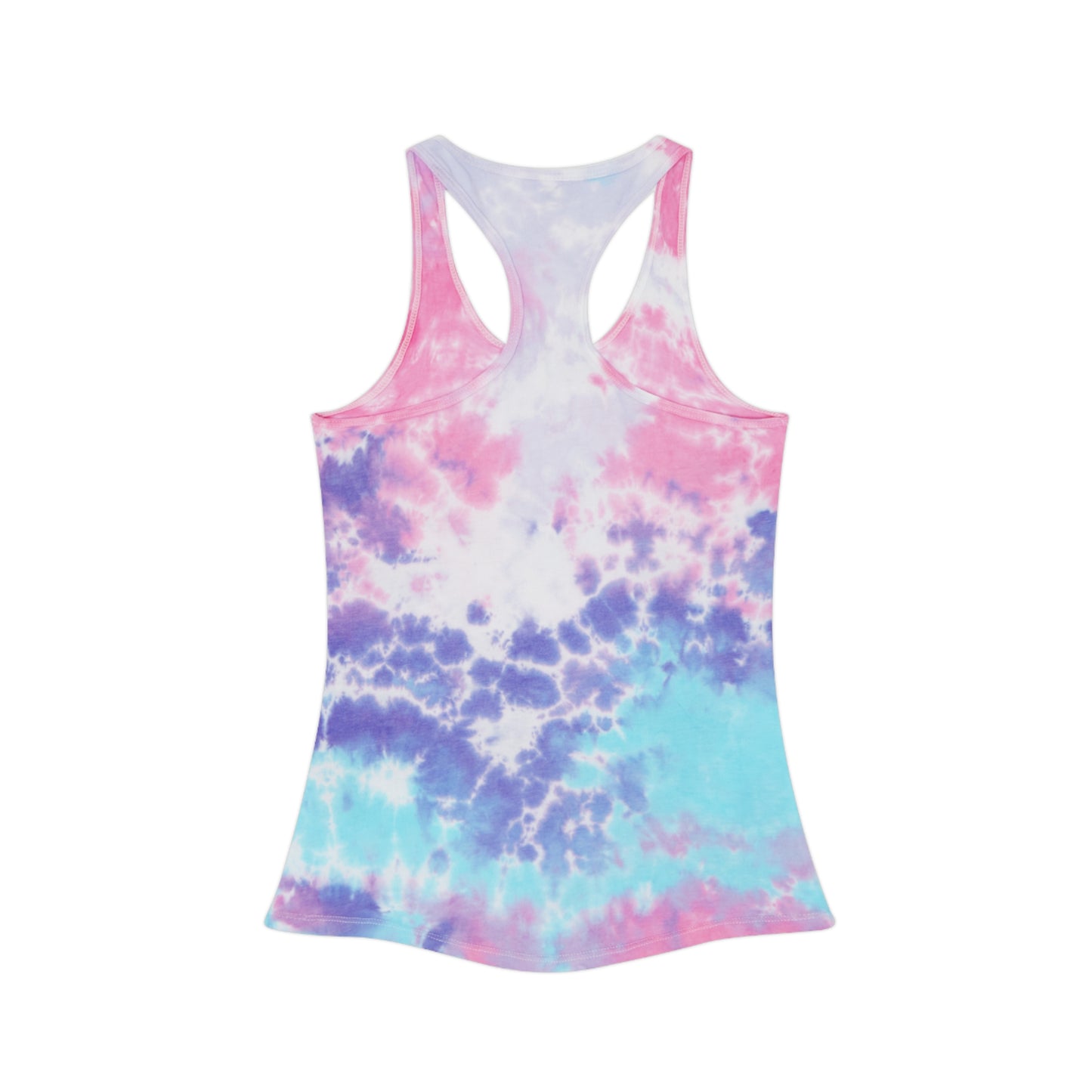 It's Just Nice To Be Nice Tie Dye Racerback Tank Top