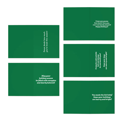 Cutest  Holiday Paper Collage Greeting Cards Ever! Vol. 2 (5-Pack)