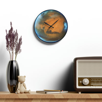 Mars Planetary Wall Clock