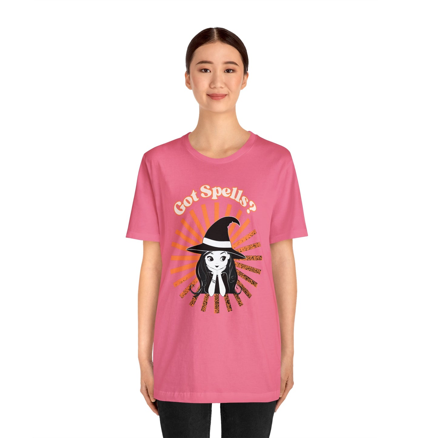 Got Spells? Cute Witch Unisex Jersey Short Sleeve Tee