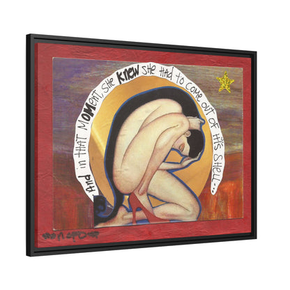 Shell - NCF Art - Matte Canvas, Black Frame