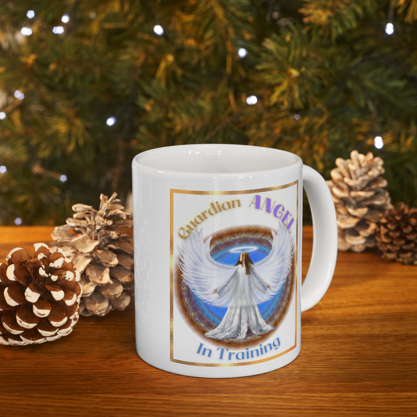 Guardian Angel In Training V3 Ceramic Mug 11oz