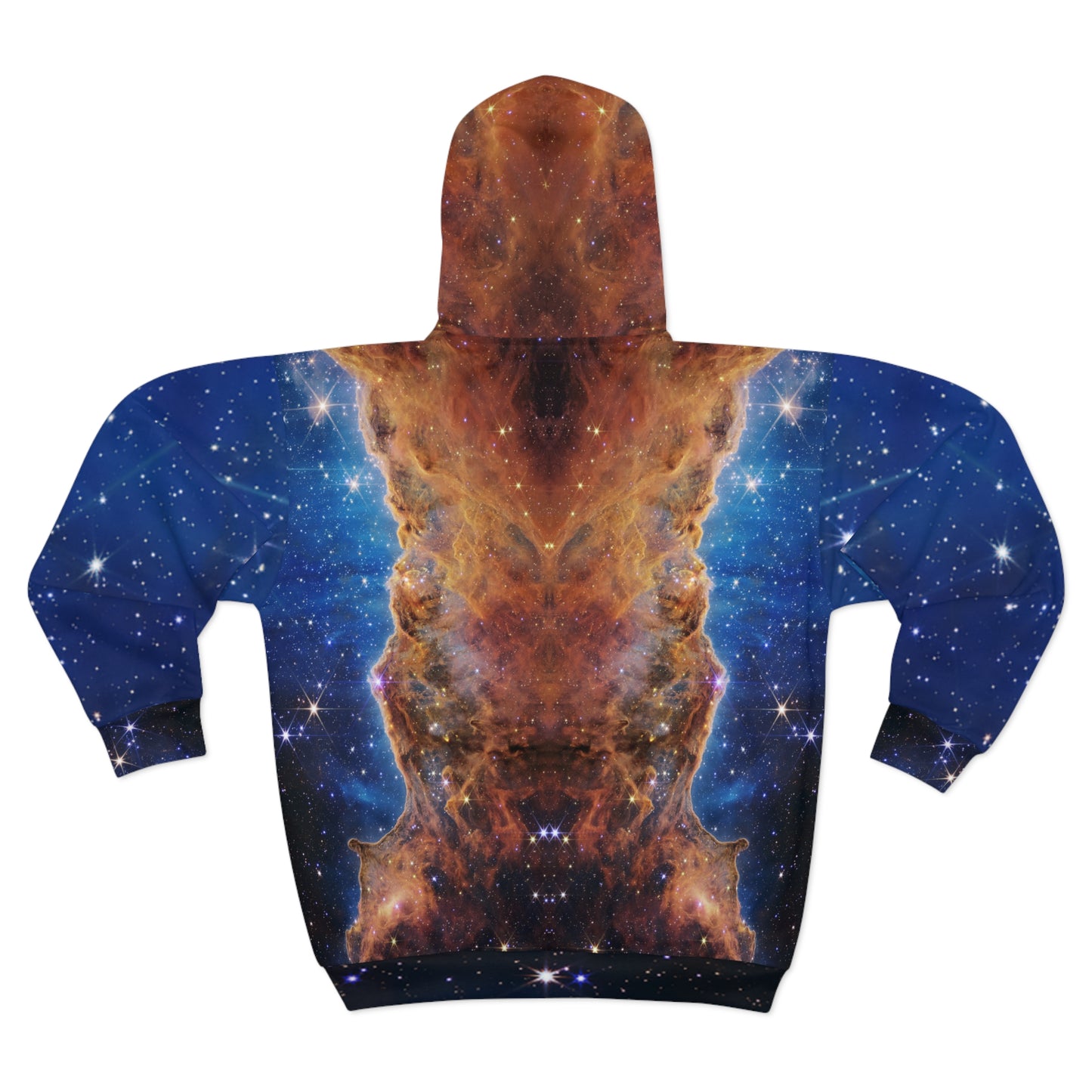 Intergalactic Unisex Zip Hoodie - Cosmic Cliffs in the Carina Nebula - JWST