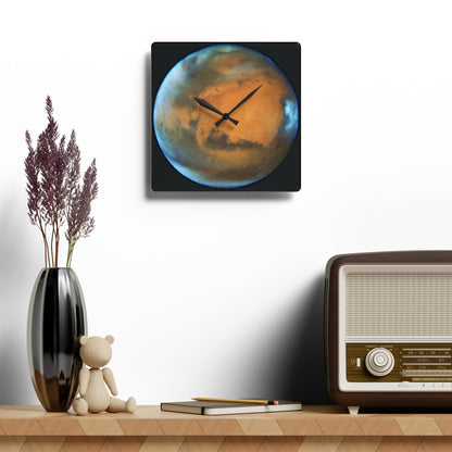 Mars Planetary Wall Clock