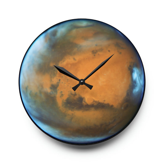 Mars Planetary Wall Clock