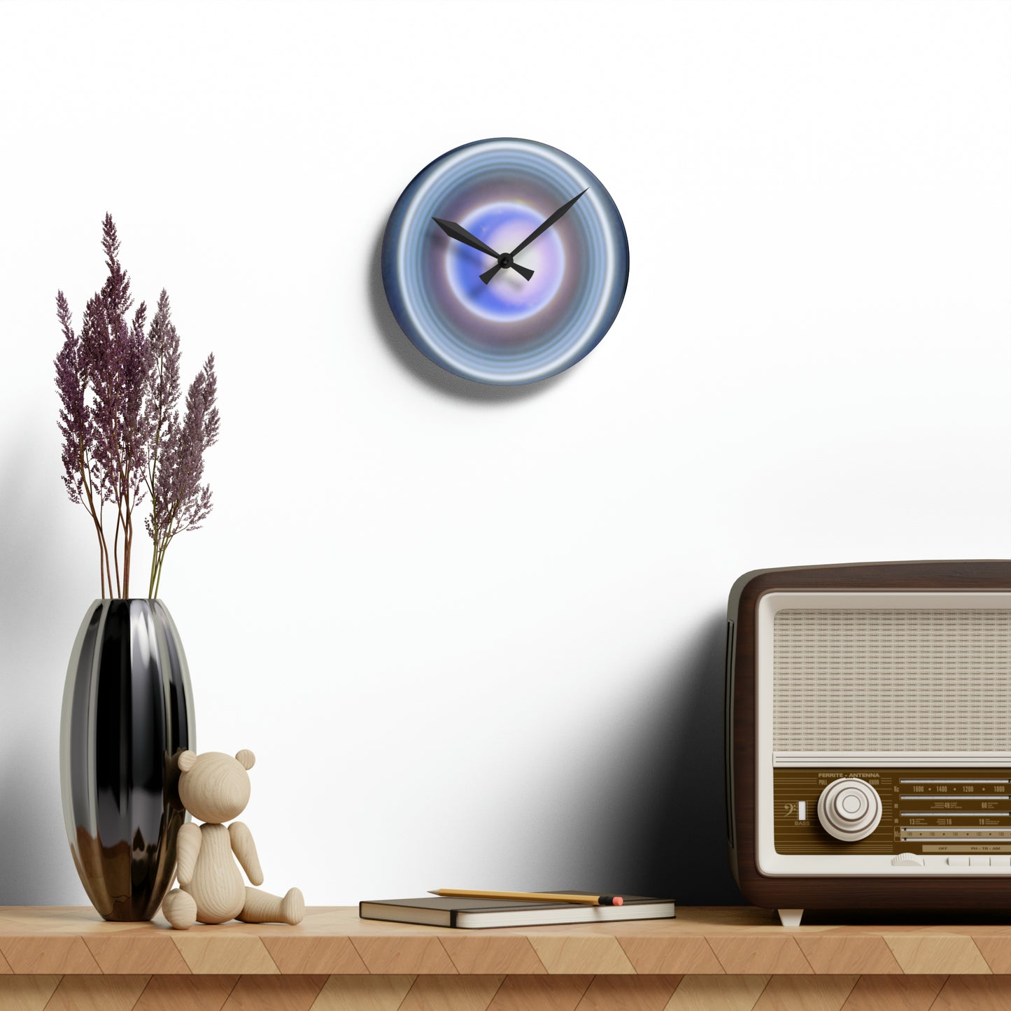 Uranus Planetary Wall Clock