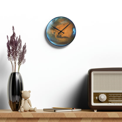 Mars Planetary Wall Clock