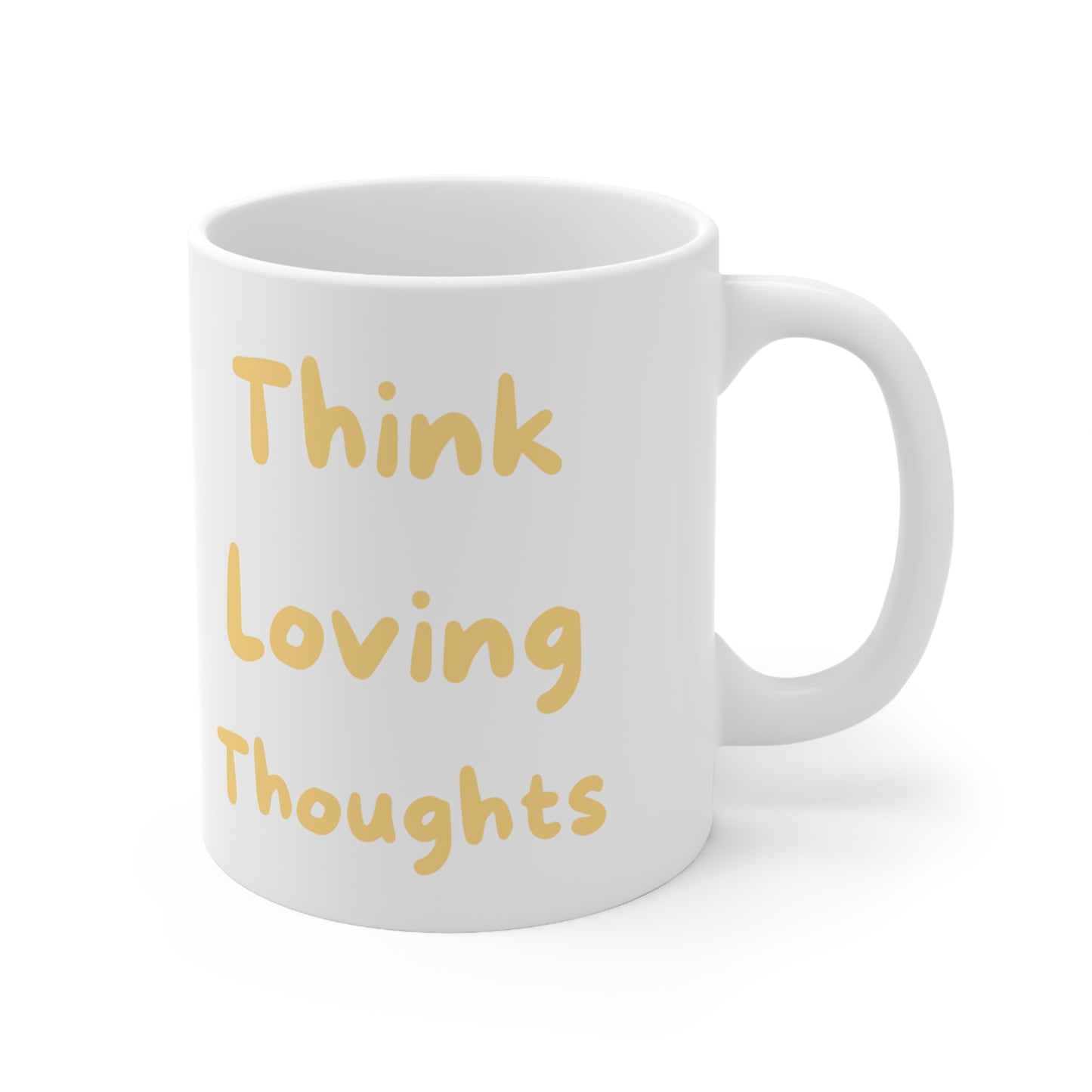 Aries - Think Loving Thoughts 11oz Ceramic Mug