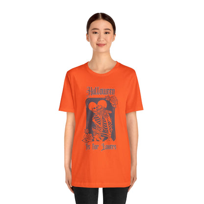 Halloween Is For Lovers Unisex Jersey Short Sleeve Tee