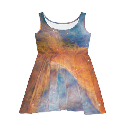 Intergalactic Women's Skater Dress - Orion Bar In The Orion Nebula - JWST