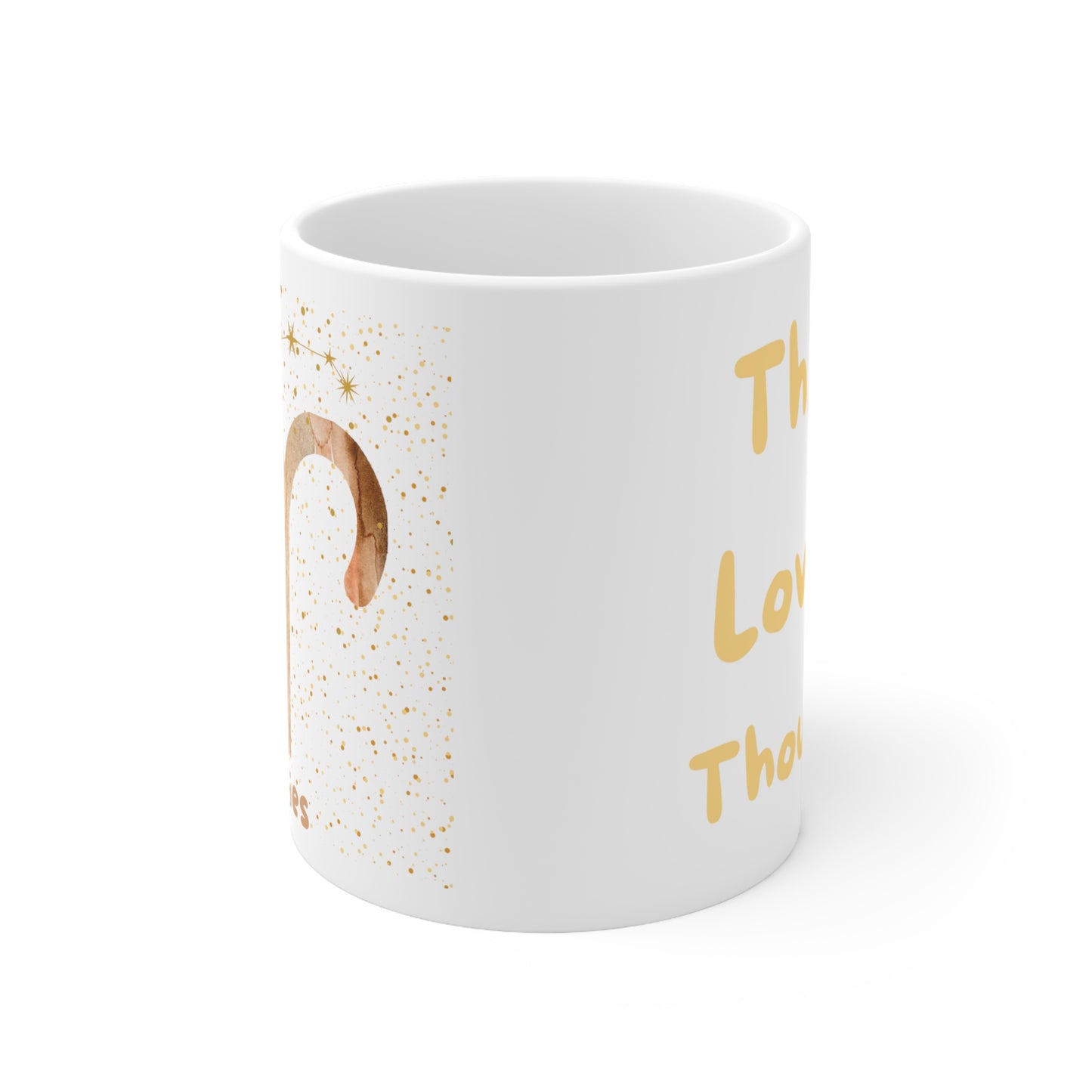 Aries - Think Loving Thoughts 11oz Ceramic Mug