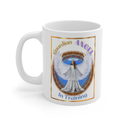 Guardian Angel In Training V3 Ceramic Mug 11oz