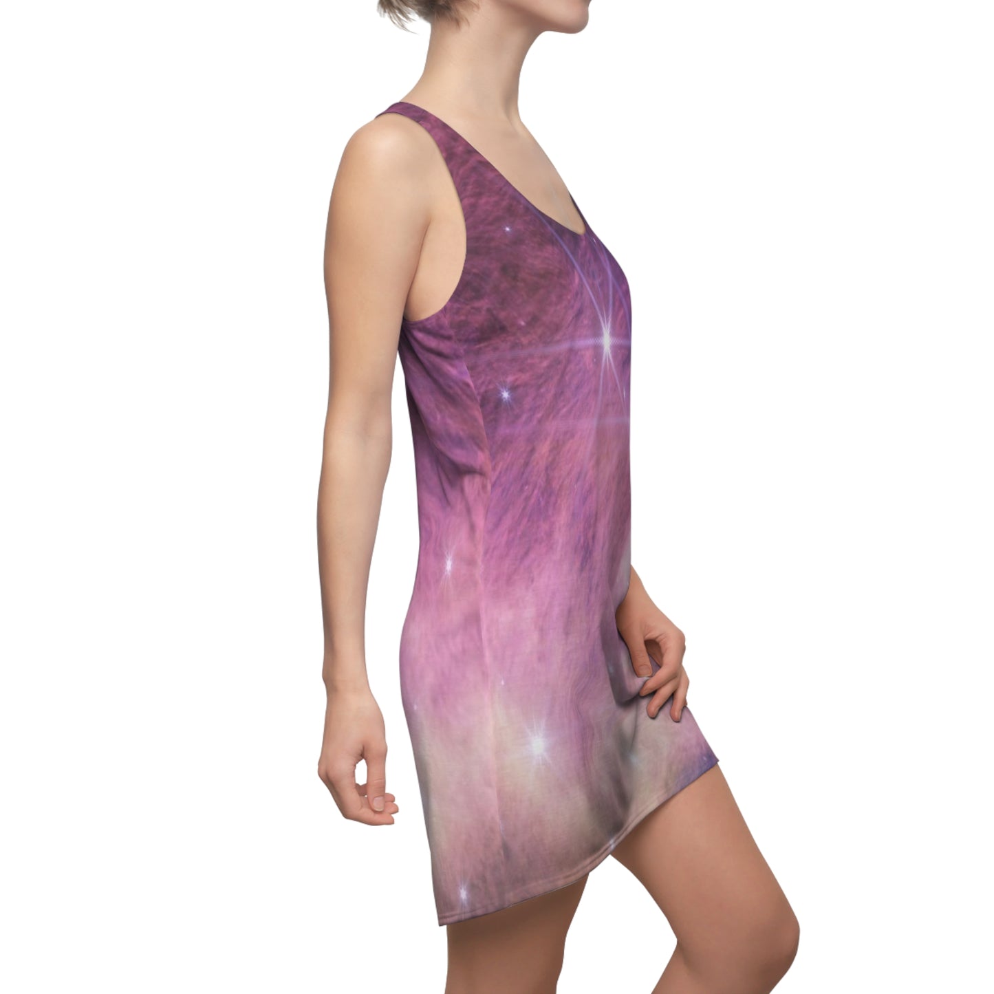 Intergalactic Women's Cut & Sew Racerback Dress - Star Cluster IC 348 - JWST