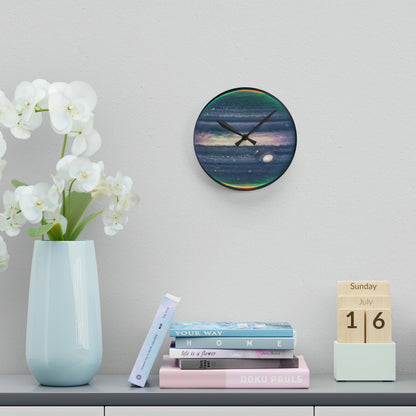 Auroras on Jupiter Planetary Wall Clock