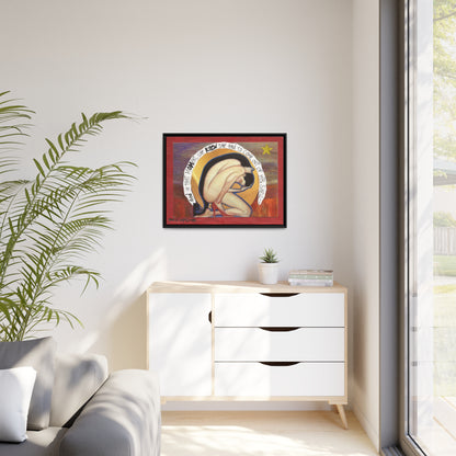 Shell - NCF Art - Matte Canvas, Black Frame