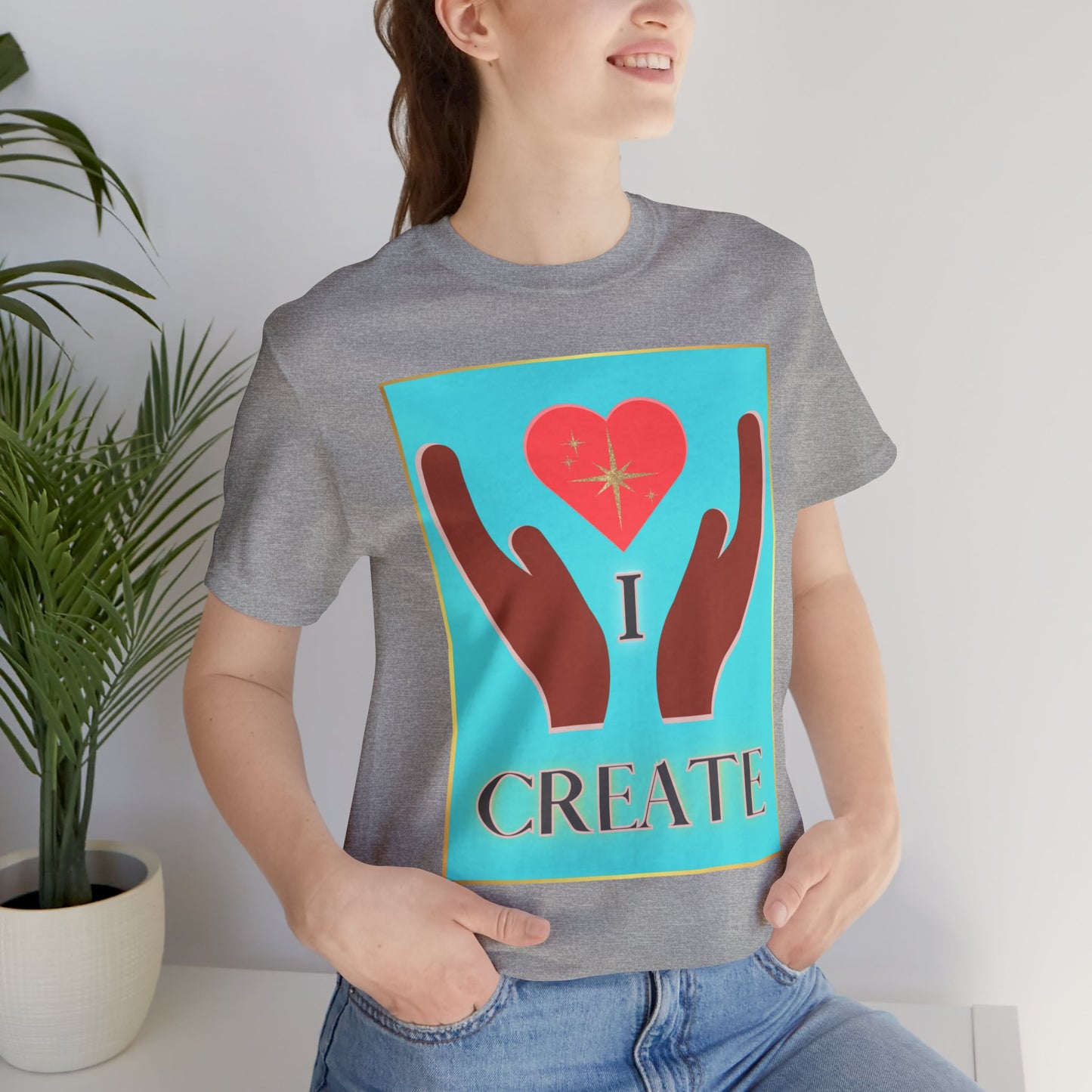 I Create Unisex Jersey Short Sleeve Tee