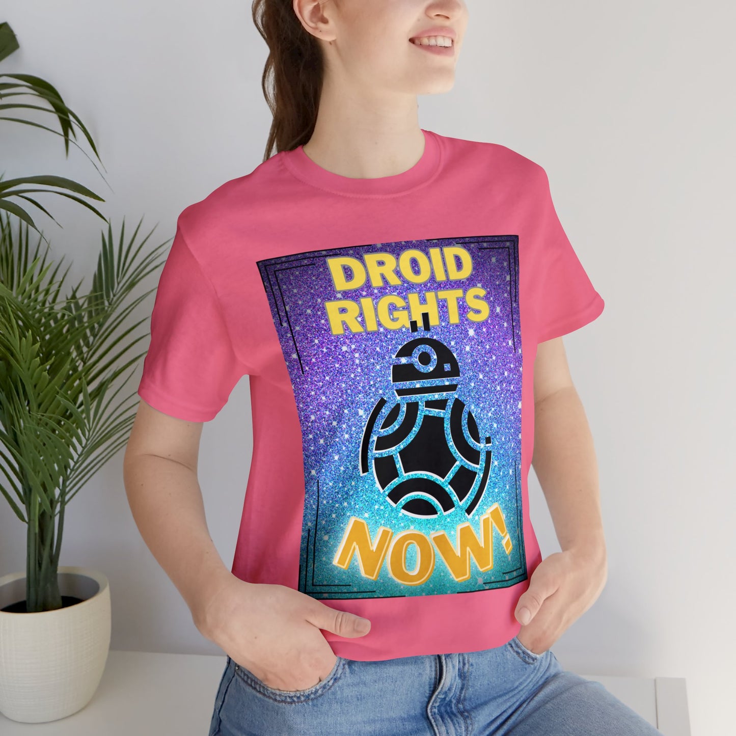 Droid Rights Now! Unisex Short Sleeve T-Shirt