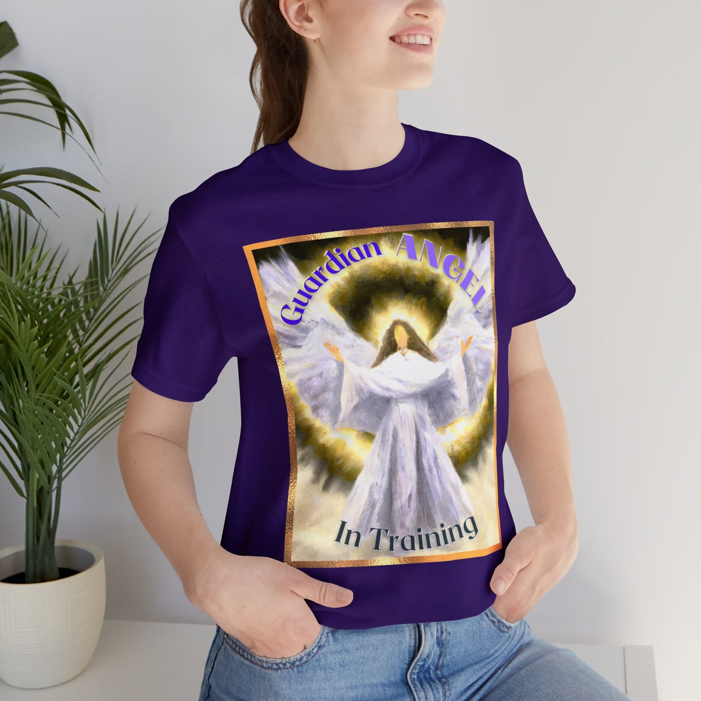 Guardian Angel In Training V2 Unisex Jersey Short Sleeve Tee