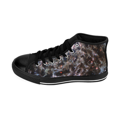 Spiral Galaxy Men's High Top Sneakers