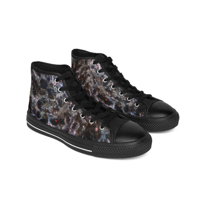 Spiral Galaxy Men's High Top Sneakers