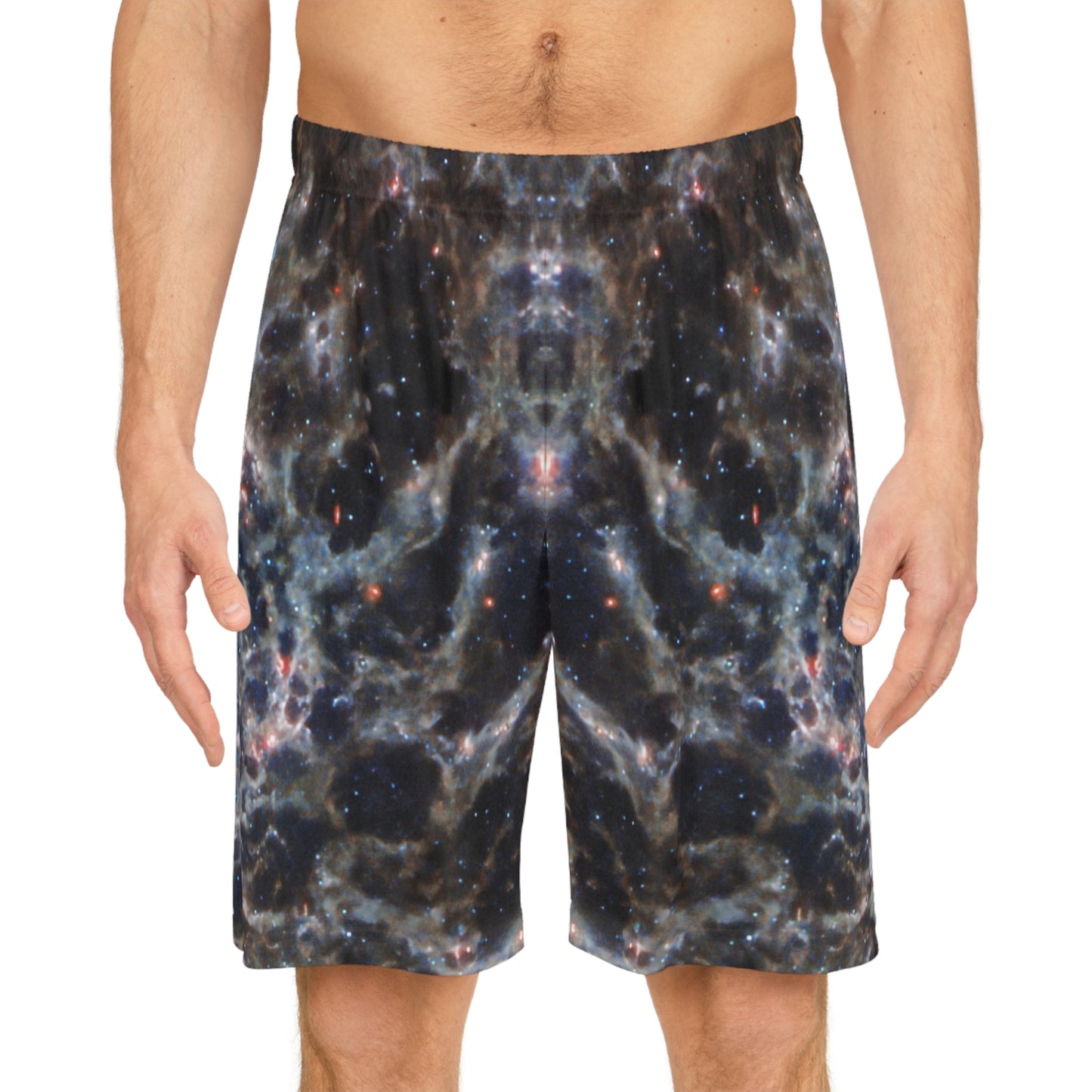 Spiral Galaxy Basketball Shorts