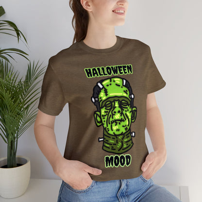 Halloween Mood Frankenstein Unisex Jersey Short Sleeve Tee