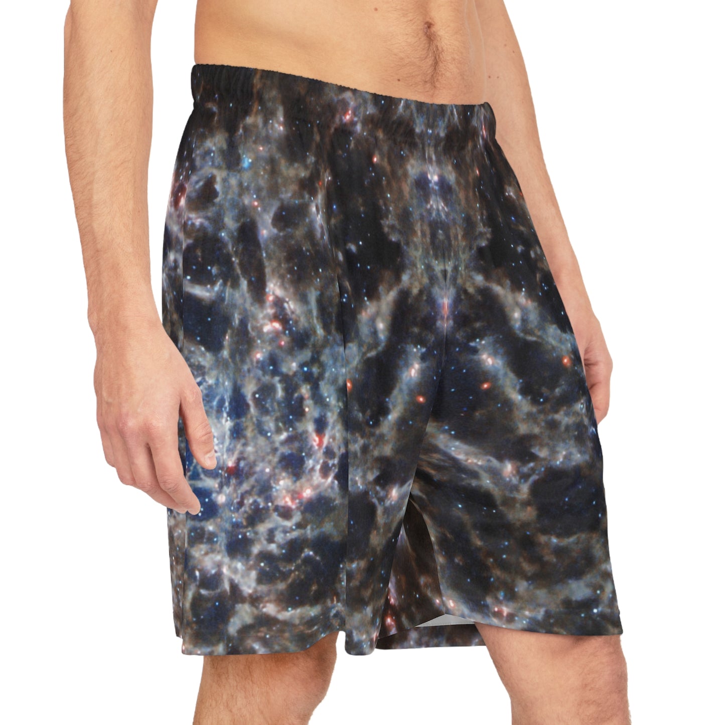 Spiral Galaxy Basketball Shorts