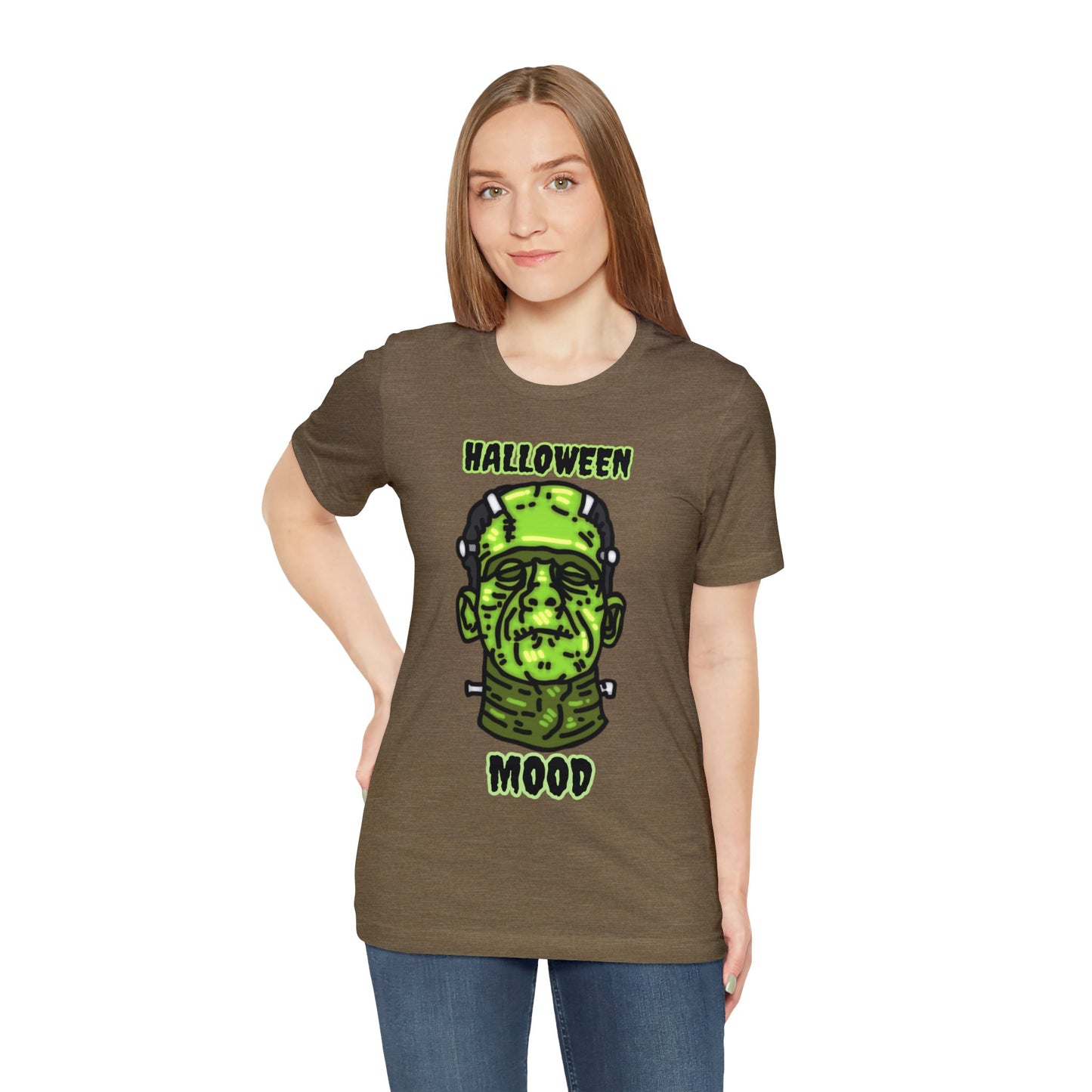 Halloween Mood Frankenstein Unisex Jersey Short Sleeve Tee