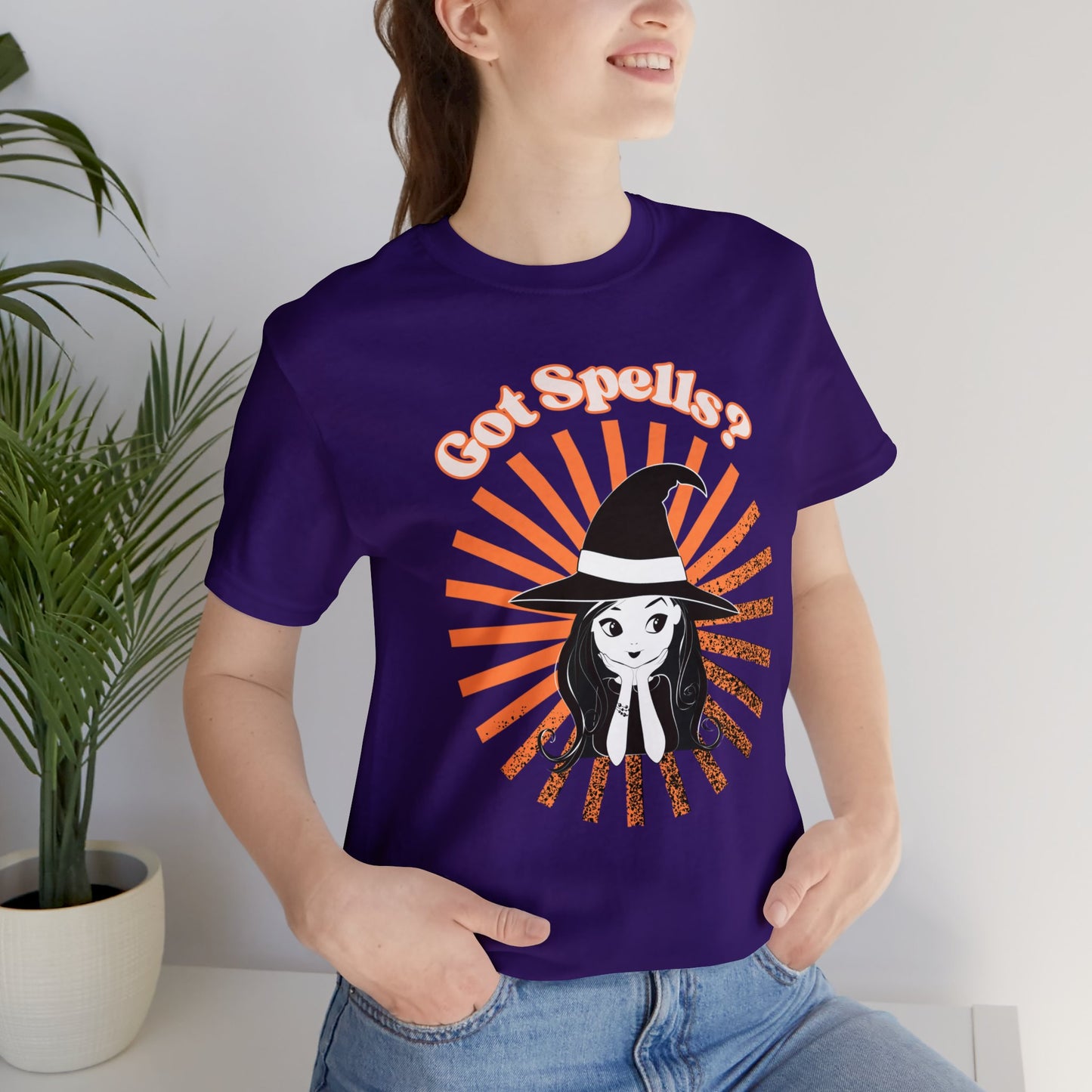 Got Spells? Cute Witch Unisex Jersey Short Sleeve Tee