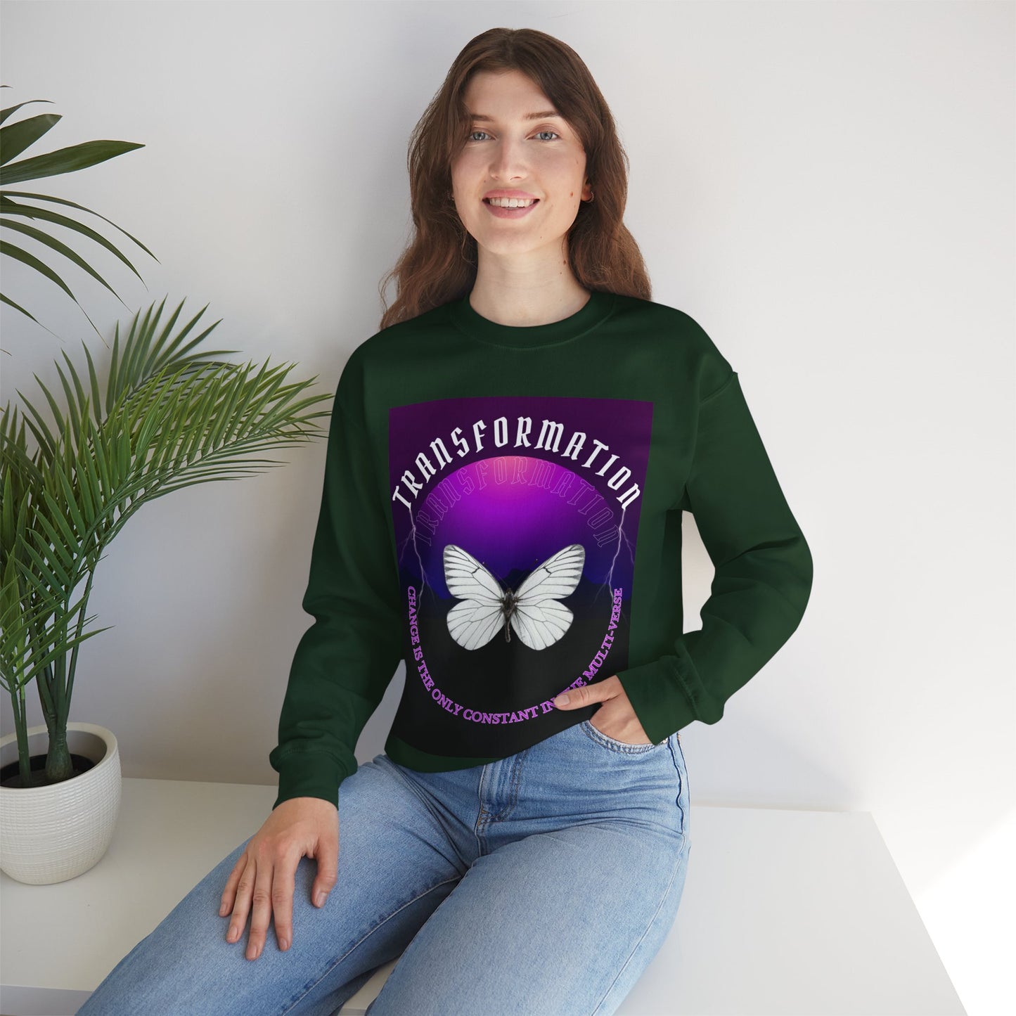 Transformation Butterfly Unisex Crewneck Sweatshirt