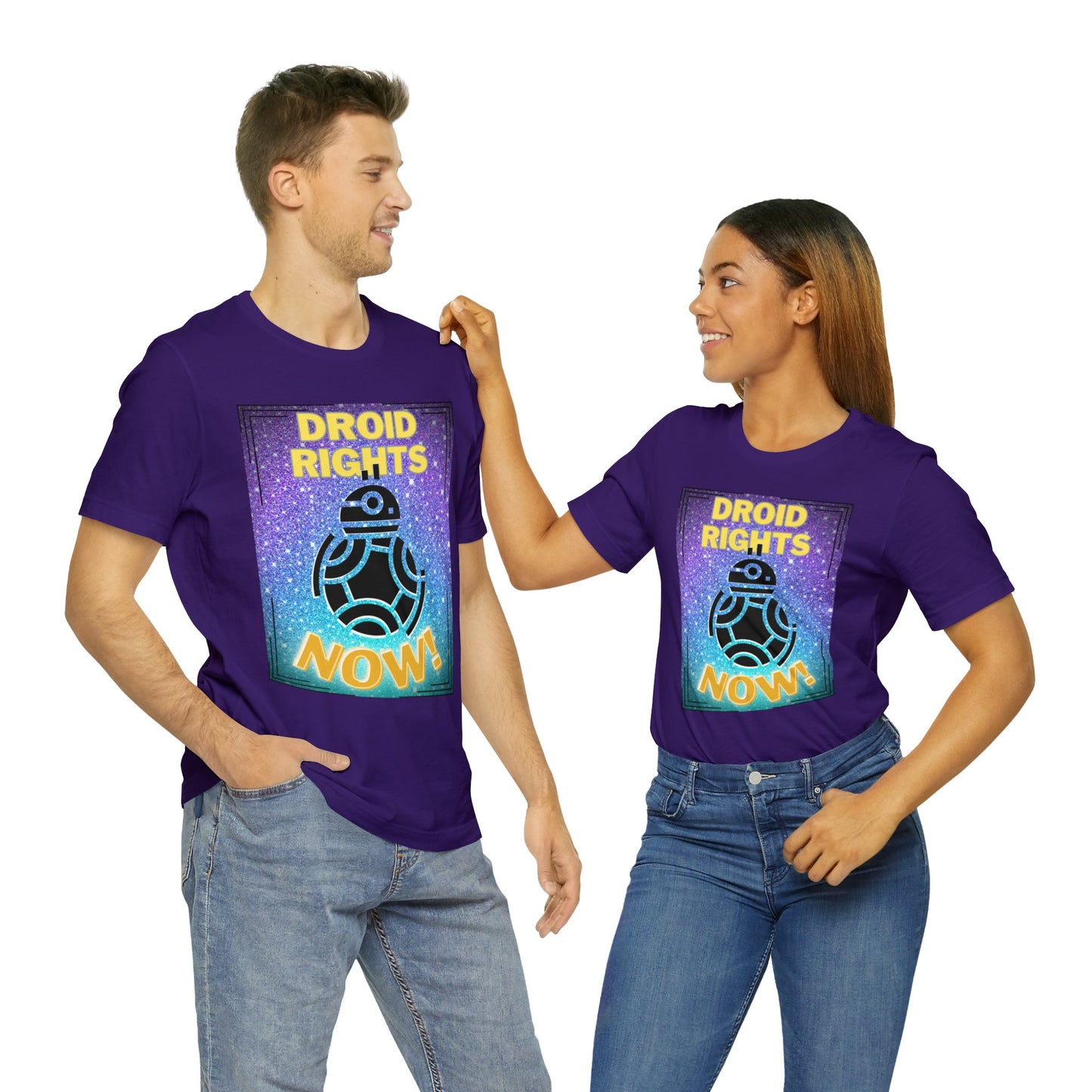 Droid Rights Now! Unisex Short Sleeve T-Shirt