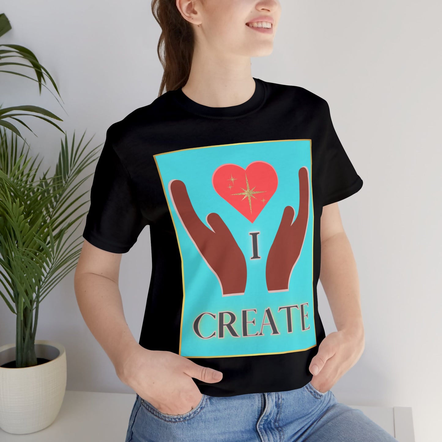 I Create Unisex Jersey Short Sleeve Tee