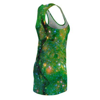 Galactic Women's Racerback Dress - Snake in Galactic Plane - Spitzer Space Telescope