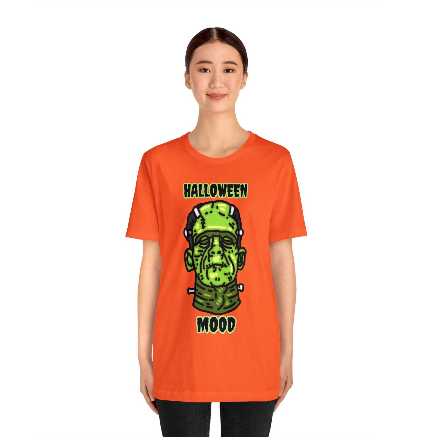 Halloween Mood Frankenstein Unisex Jersey Short Sleeve Tee