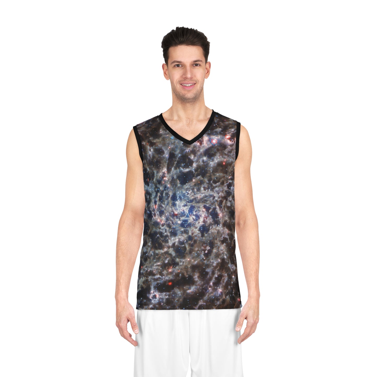 Spiral Galaxy Basketball Jersey