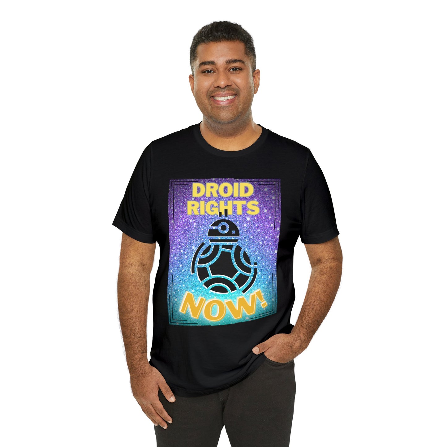 Droid Rights Now! Unisex Short Sleeve T-Shirt