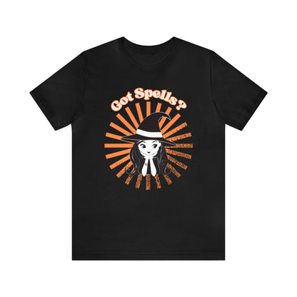 Got Spells? Cute Witch Unisex Jersey Short Sleeve Tee