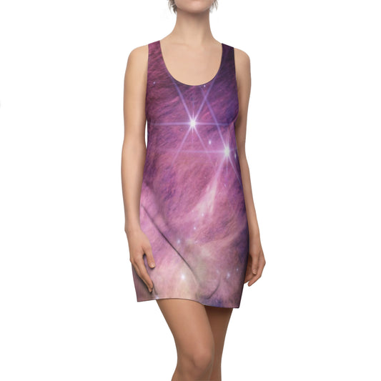 Intergalactic Women's Cut & Sew Racerback Dress - Star Cluster IC 348 - JWST