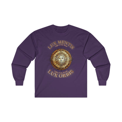 Lux Mentis Lux Orbis Cotton Long Sleeve Tee