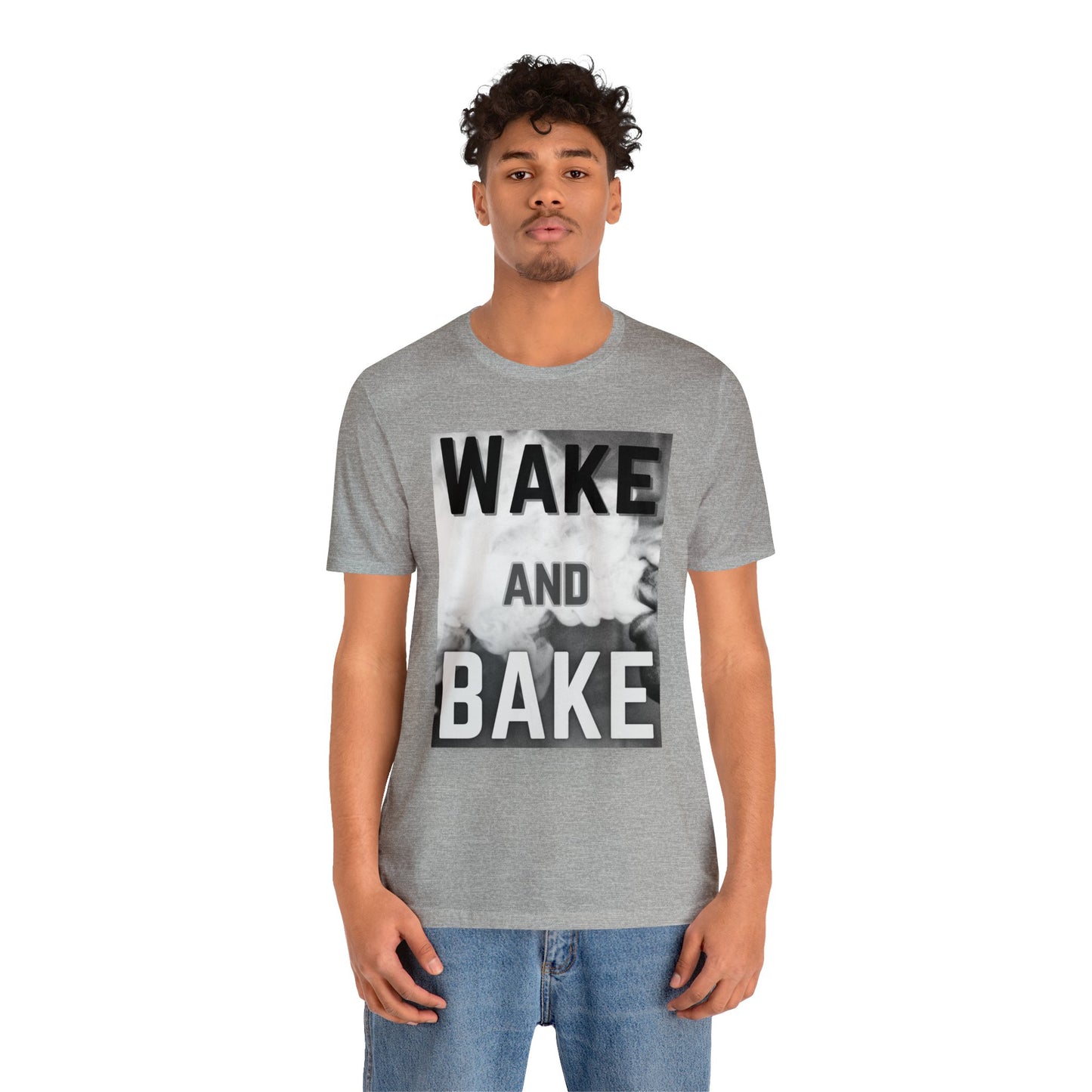 Wake and Bake Smoke Unisex Jersey Short Sleeve Tee