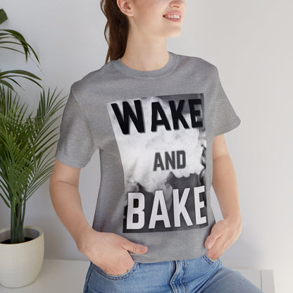 Wake and Bake Smoke Unisex Jersey Short Sleeve Tee