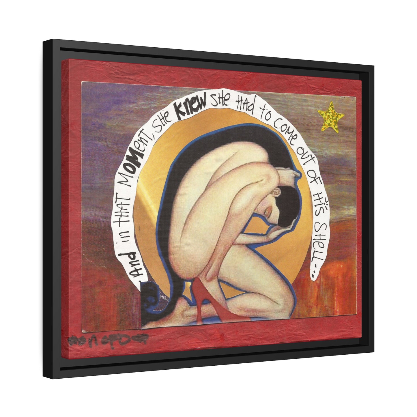 Shell - NCF Art - Matte Canvas, Black Frame