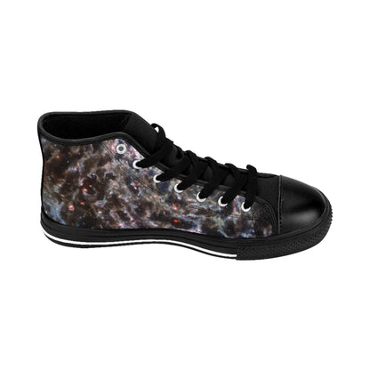 Spiral Galaxy Men's High Top Sneakers