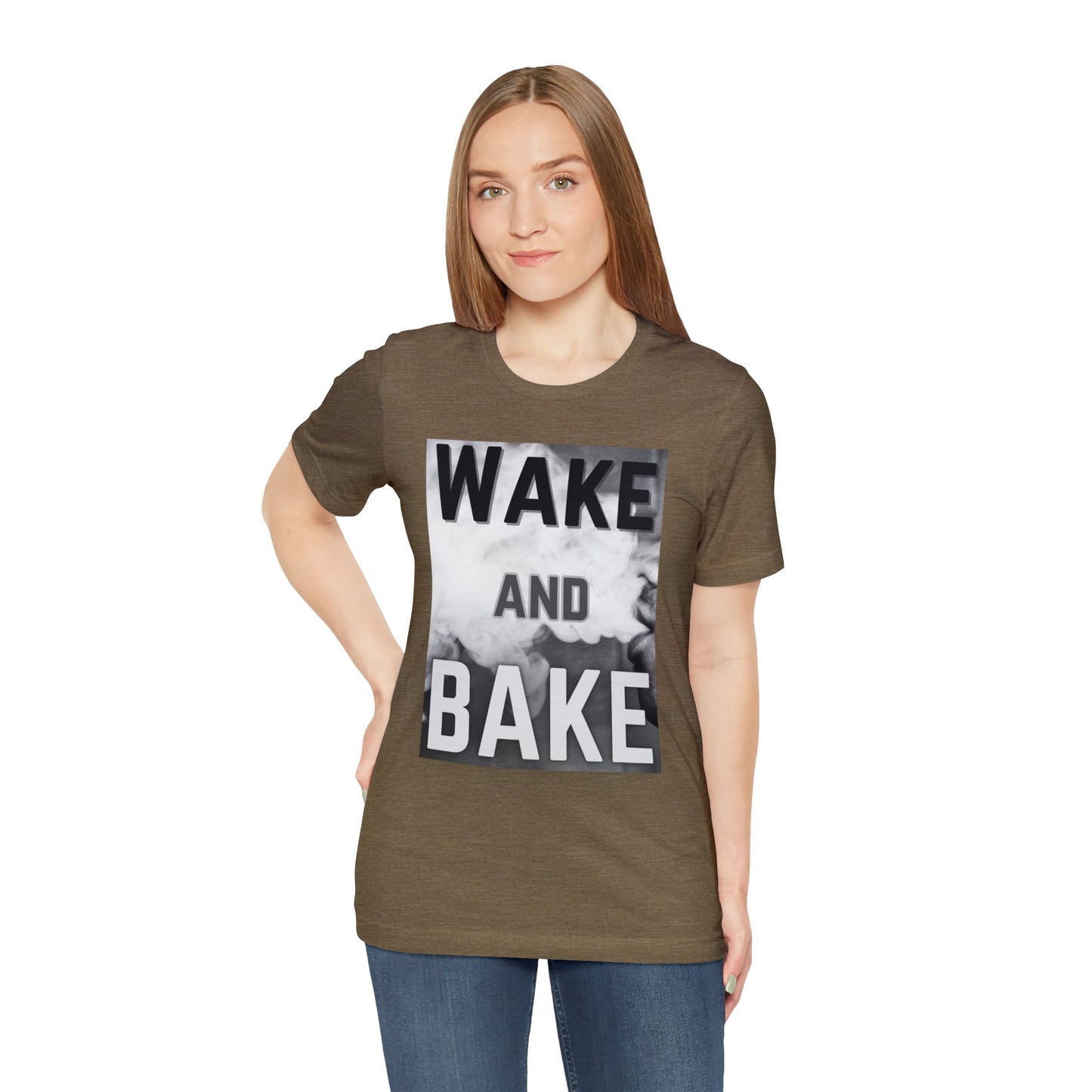 Wake and Bake Smoke Unisex Jersey Short Sleeve Tee