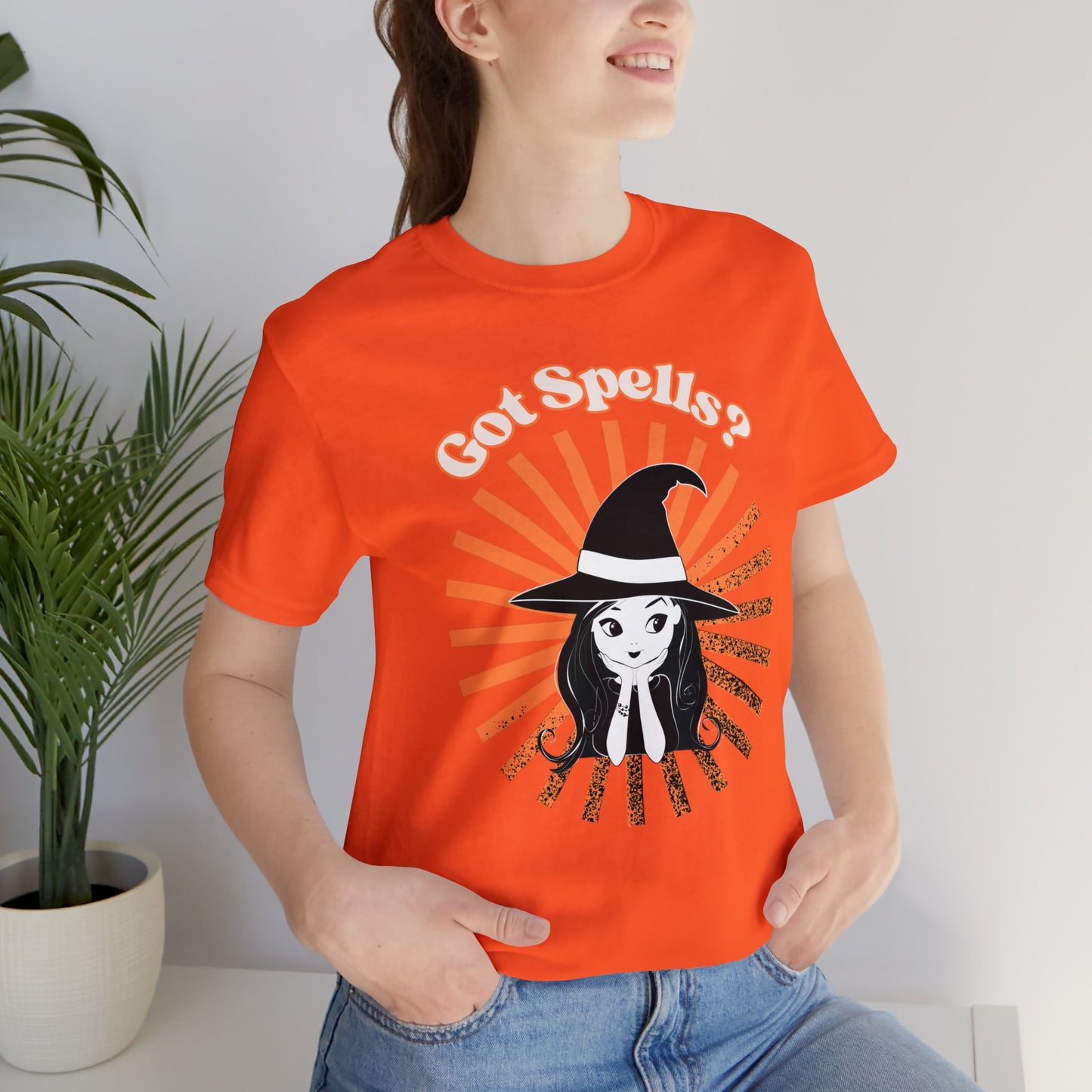 Got Spells? Cute Witch Unisex Jersey Short Sleeve Tee