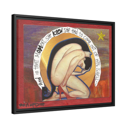 Shell - NCF Art - Matte Canvas, Black Frame