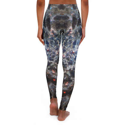 Intergalactic Women's Spandex Leggings - Spiral Galaxy - JWST