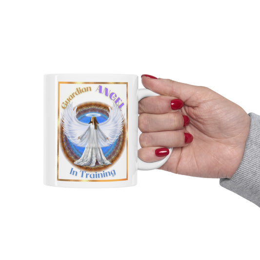 Guardian Angel In Training V3 Ceramic Mug 11oz