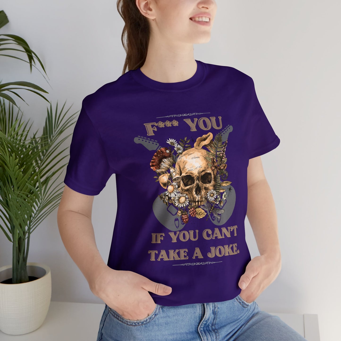 Take A Joke Unisex Short Sleeve Tee